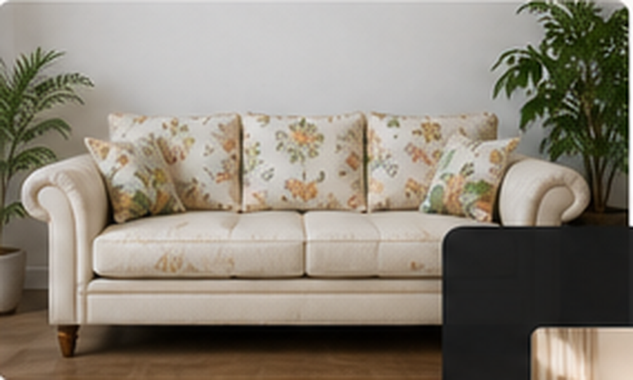 Classic fabric sofa